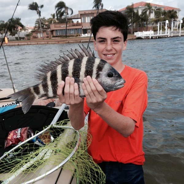 A photo of Cameron McMillan's catch