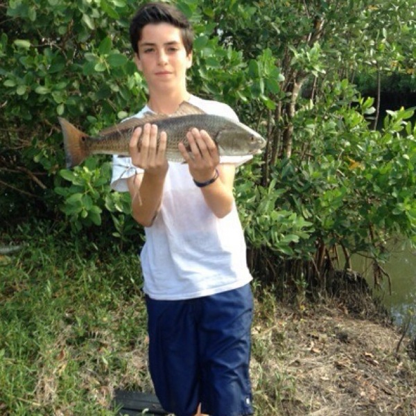 A photo of Cameron McMillan's catch