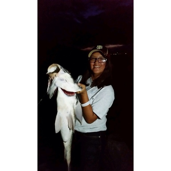 A photo of Elizabeth Martin's catch
