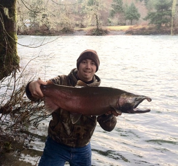 A photo of Mike Mike's catch
