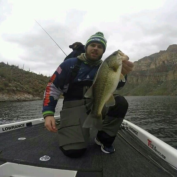A photo of Jacob Garratt's catch