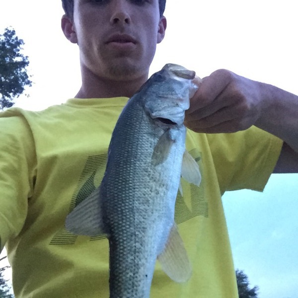 A photo of Joshua Robinson's catch