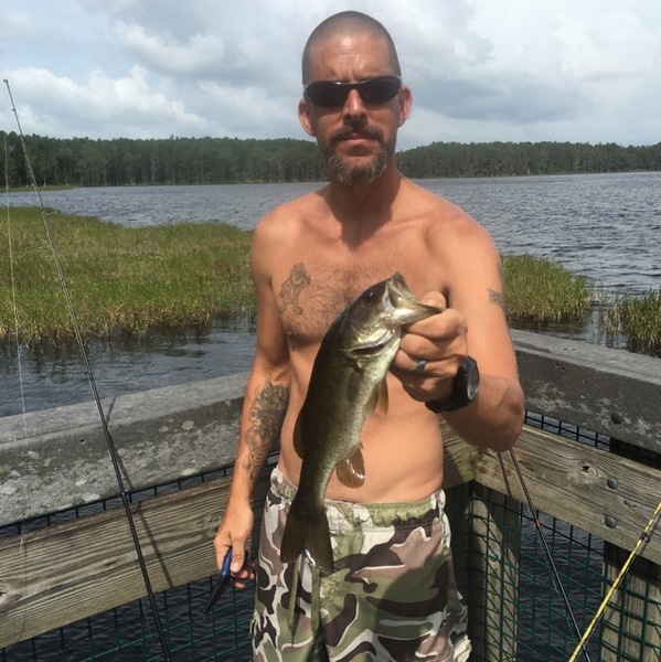 A photo of C.M.B 🇺🇸 Veteran.. Therapy on the Water!  🙏🏻's catch