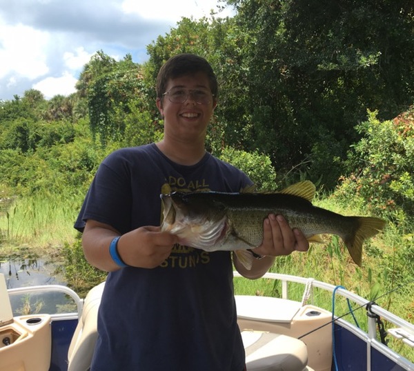 A photo of Tommy Brown's catch