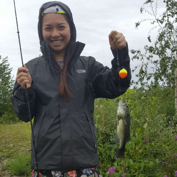 A photo of Bill Lew's catch