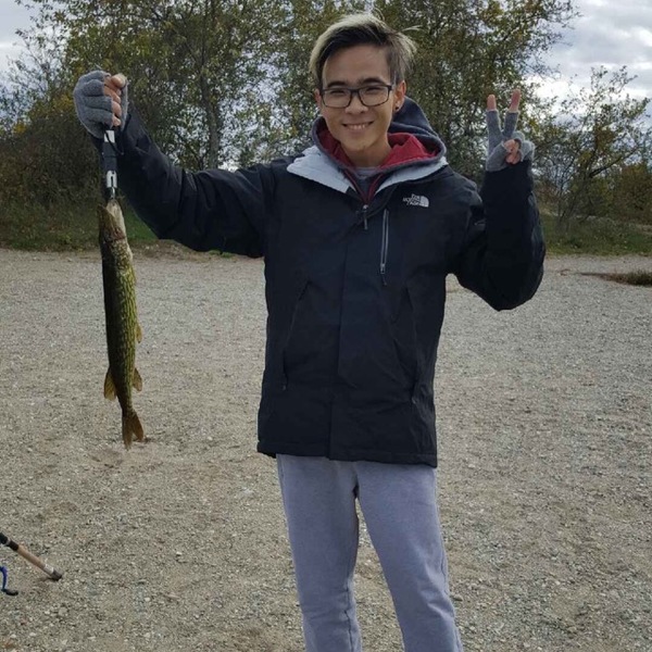 A photo of Bill Lew's catch