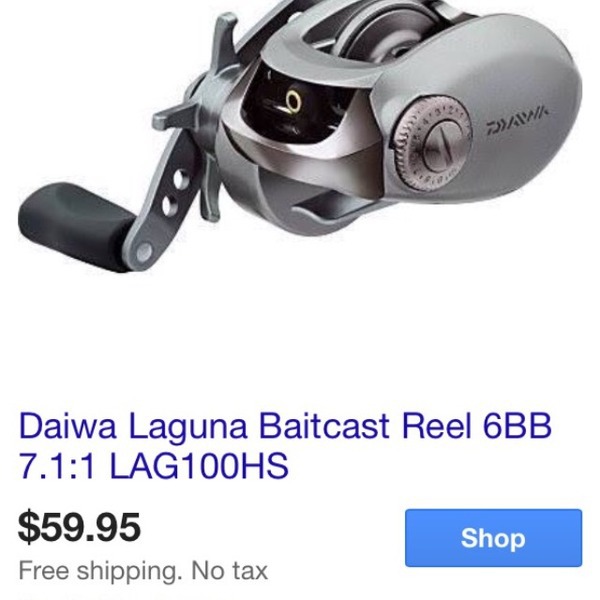 Daiwa Laguna Baitcast Reel