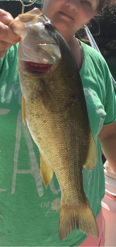 A photo of Wendy Ward's catch