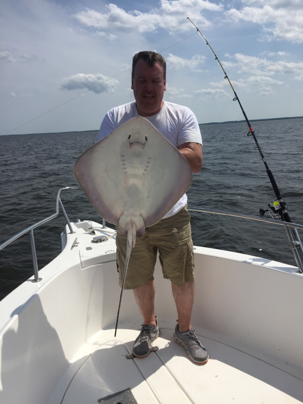 A photo of Robbie Allen's catch