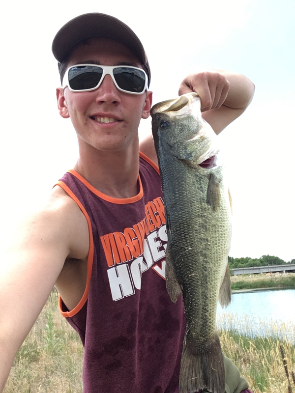 A photo of James Moore's catch