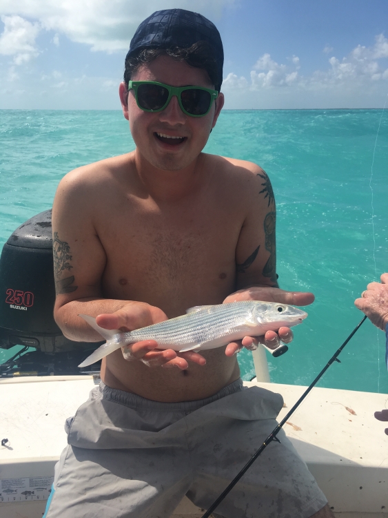 A photo of John Huckeby 's catch