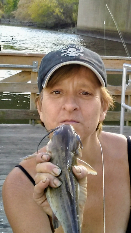 A photo of Danielle Leonardo's catch