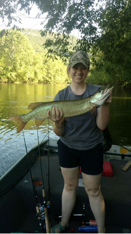 A photo of Mandy Caldwell's catch