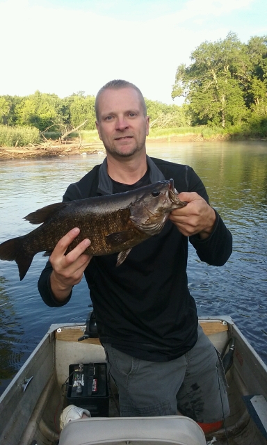A photo of Steve Wendt's catch