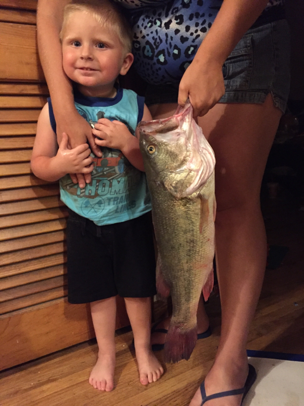 A photo of Joshua Frey's catch