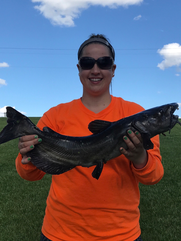 A photo of Monika Buol's catch