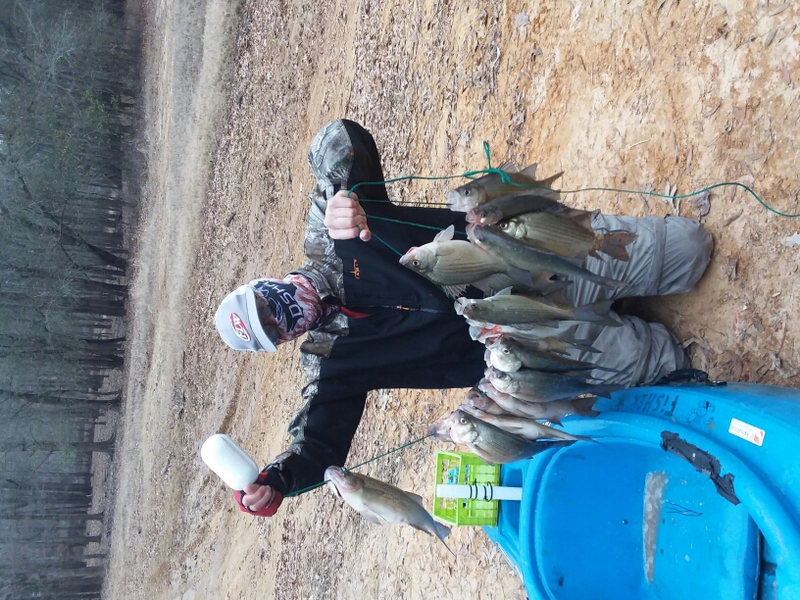 A photo of Steven Fisher's catch