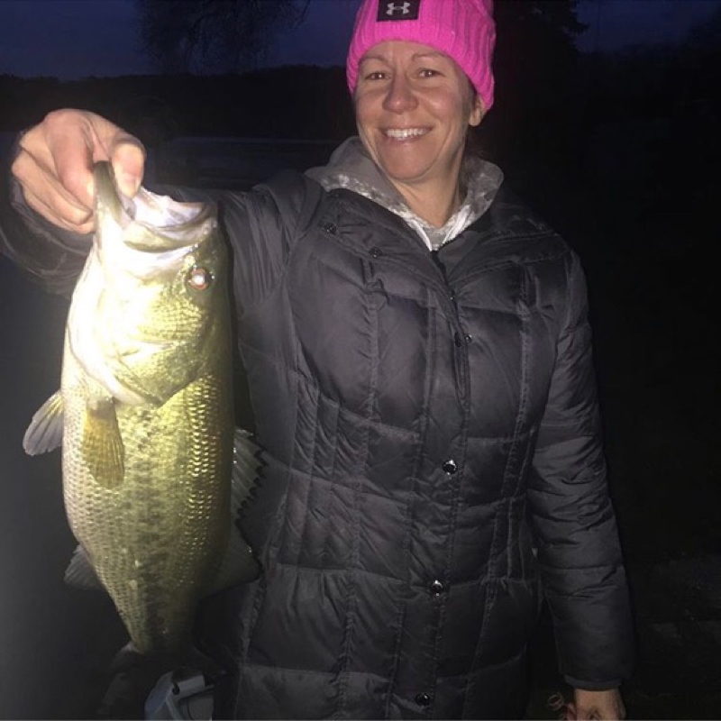 A photo of Tammy Farrell's catch