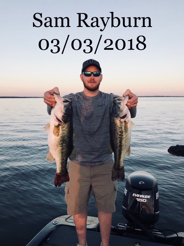 A photo of Ryan Welborn's catch