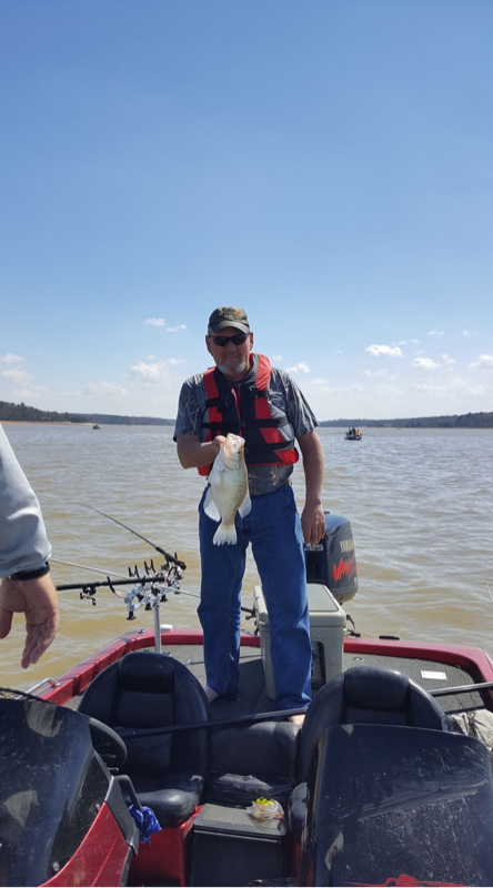 A photo of Terry Brannan's catch