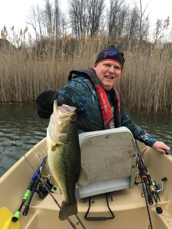 A photo of Ken Bassler's catch
