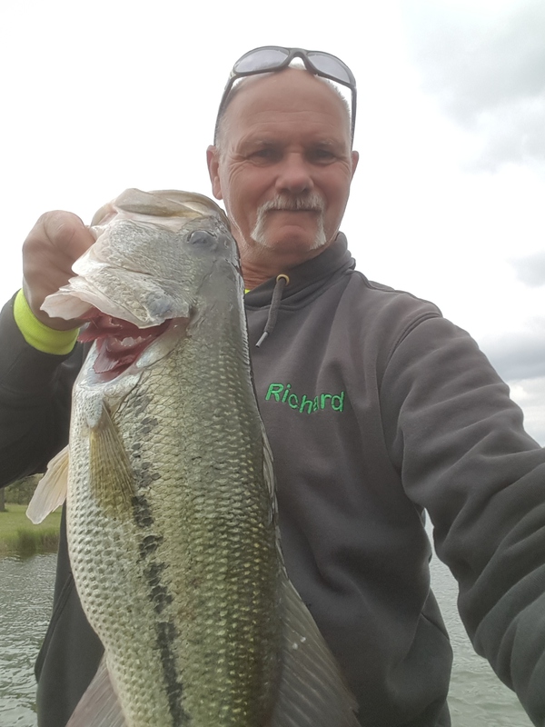 A photo of Richard Ridgely's catch