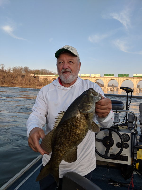 A photo of Jim Smith's catch