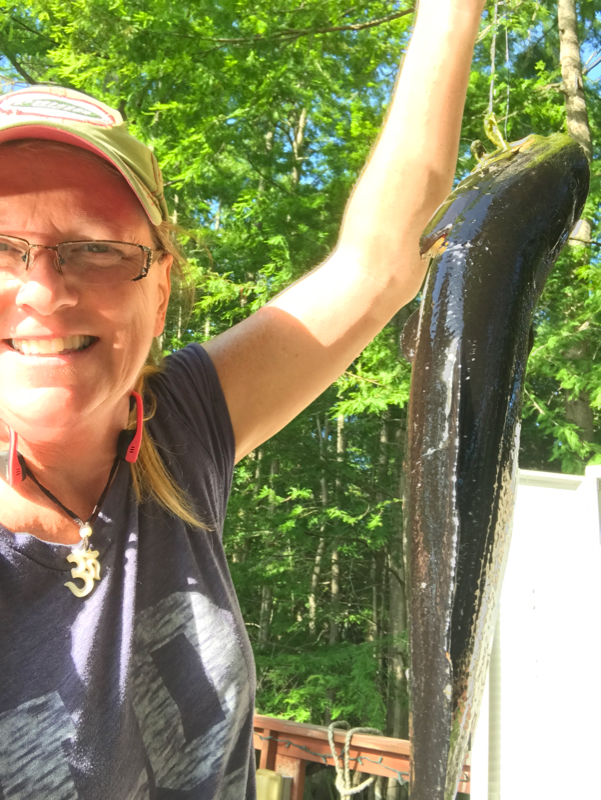 A photo of Karol Lento's catch