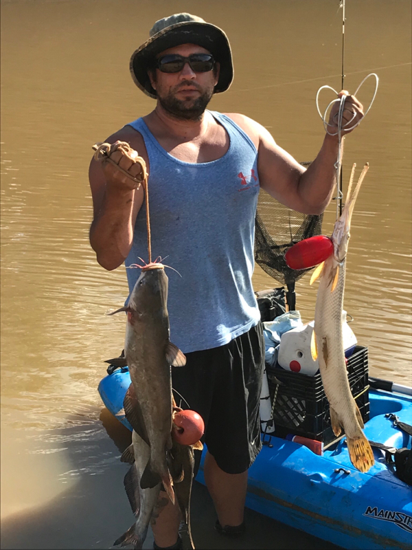 A photo of Roger Parker's catch