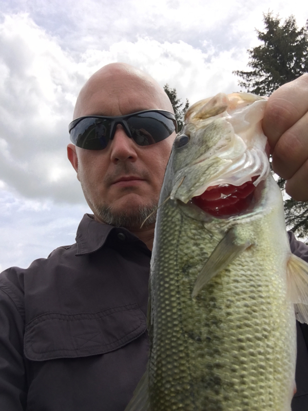A photo of Ray Fisher's catch