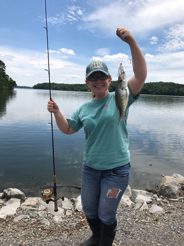 A photo of Lonnie Brown's catch