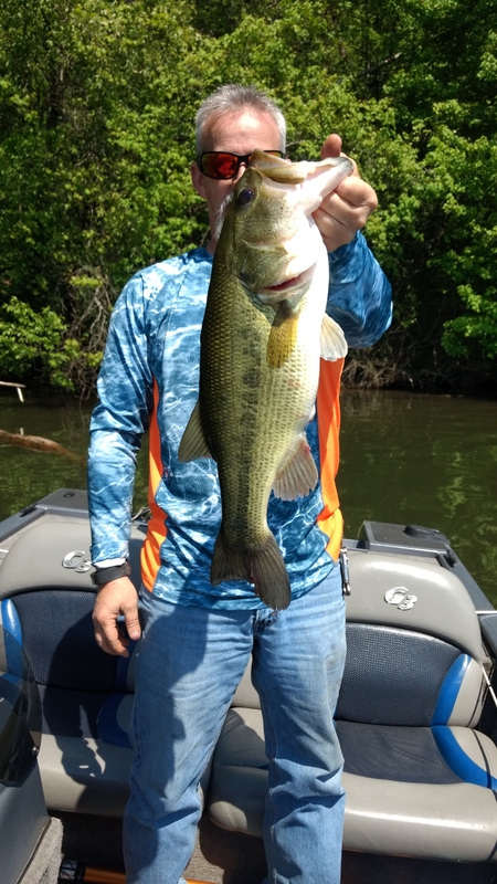 A photo of Guy McMaster's catch