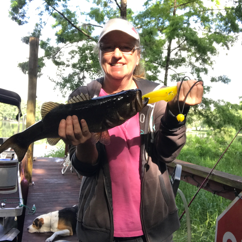 A photo of Karol Lento's catch