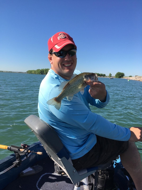A photo of Nicholas Trampe's catch