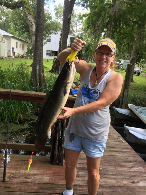 A photo of Karol Lento's catch