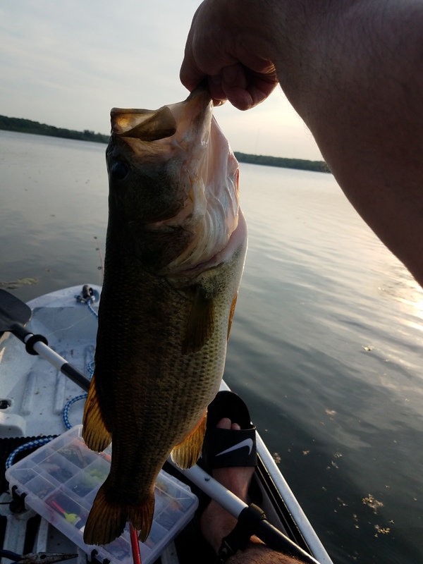 A photo of john burr's catch