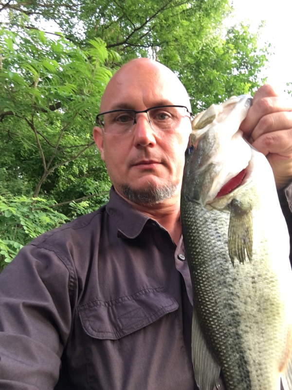 A photo of Ray Fisher's catch