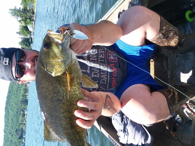 A photo of jason greeley's catch