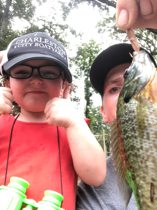 A photo of Justin Antley's catch