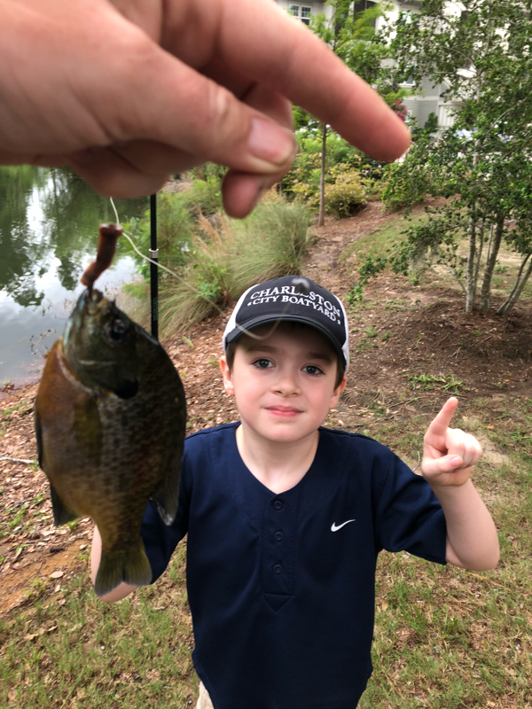 A photo of Justin Antley's catch