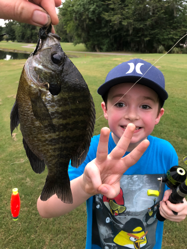 A photo of Justin Antley's catch