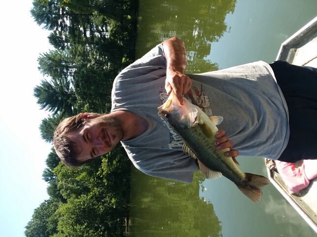 A photo of del Hudson 's catch