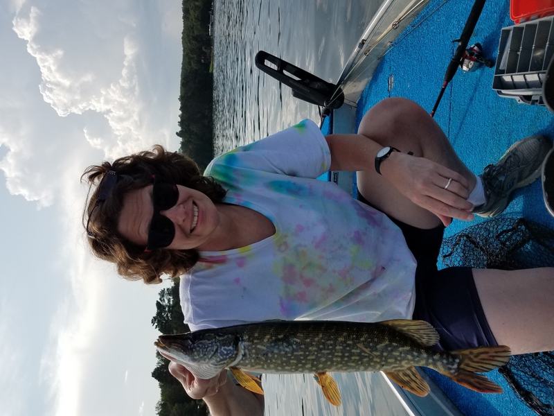 A photo of Diane Smith's catch