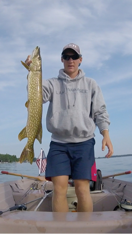 A photo of Jack Walsh's catch