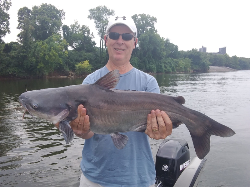 A photo of Mark Hilburn's catch