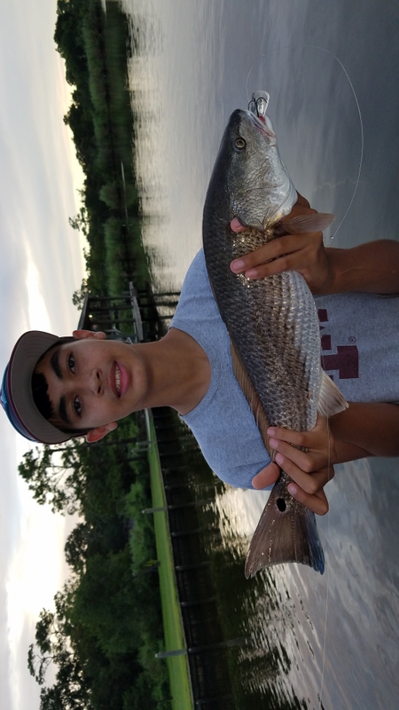 A photo of Chip Reeder's catch