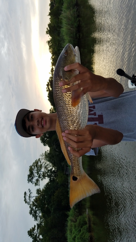 A photo of Chip Reeder's catch