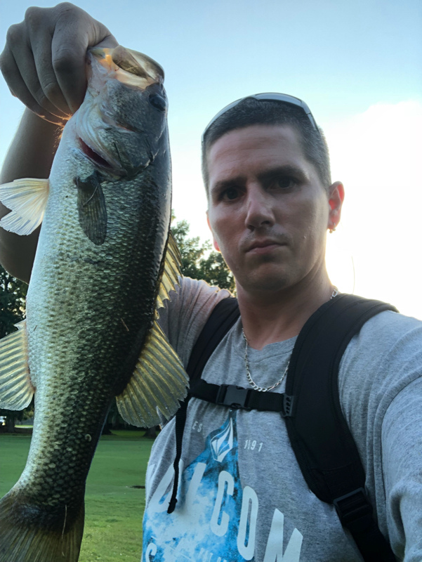 A photo of Justin Antley's catch