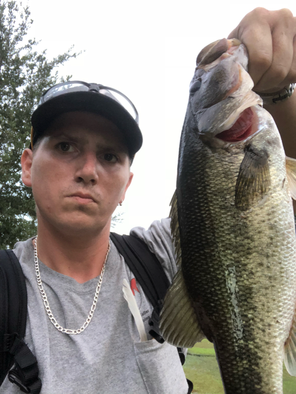 A photo of Justin Antley's catch