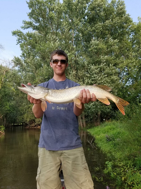A photo of Kyle Bielski's catch